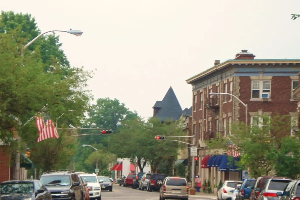 A street in Upper Montclair